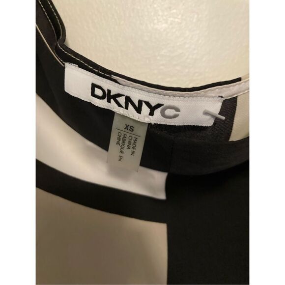 Dknyc black and tan sleeveless dress‎ - Picture 2 of 4